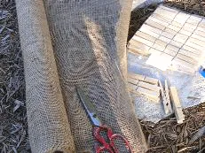 roll of burlap for evergreens by Midwest Gardening