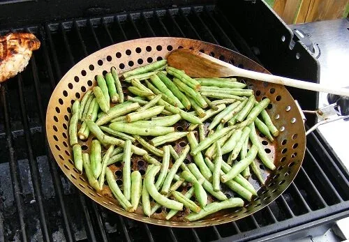 Grilled Green Beans by Midwest Gardening