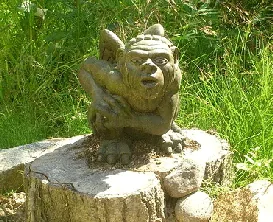 Garden Gargoyle by Melanie Watts