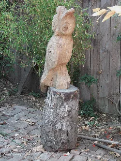 Backyard sculpture by Hiking Hillman