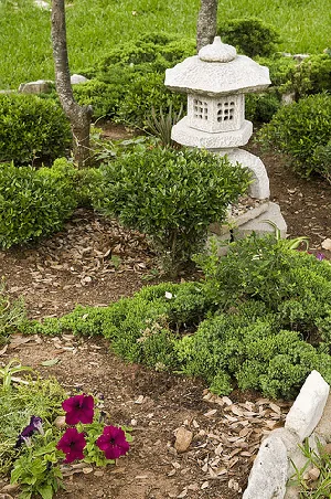 White Stones complement Japanese Sculpture by Mike Fisher