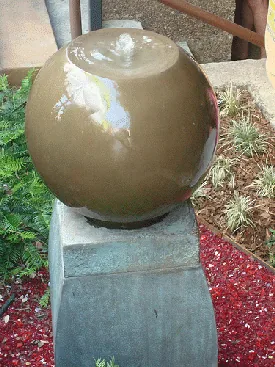 Patio Fountain by Keith Hinkle