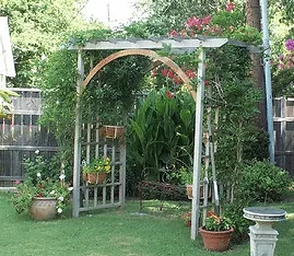 Arch with bench by Thomas Combs
