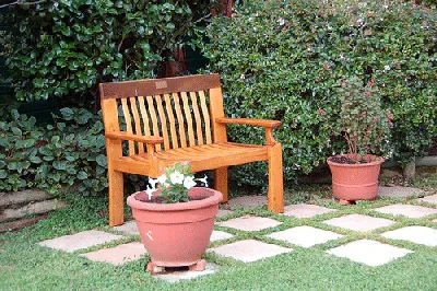 Garden Bench by Rob Wallace