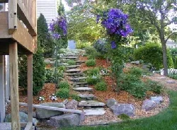 Landscape a hill by Midwest Gardening