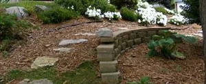 Contoured and Terraced slope by Midwest Gardening