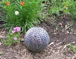 Pennies Garden Ball by Patrick Byrne